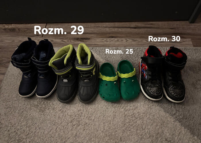 Grajewo ogłoszenia: Oddam Buty za 4 kinder joy Stranger Things